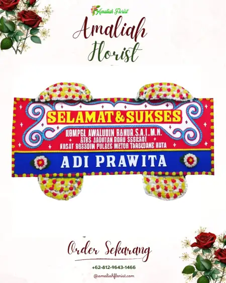 Papan Bunga Ucapan Selamat Cokrowati